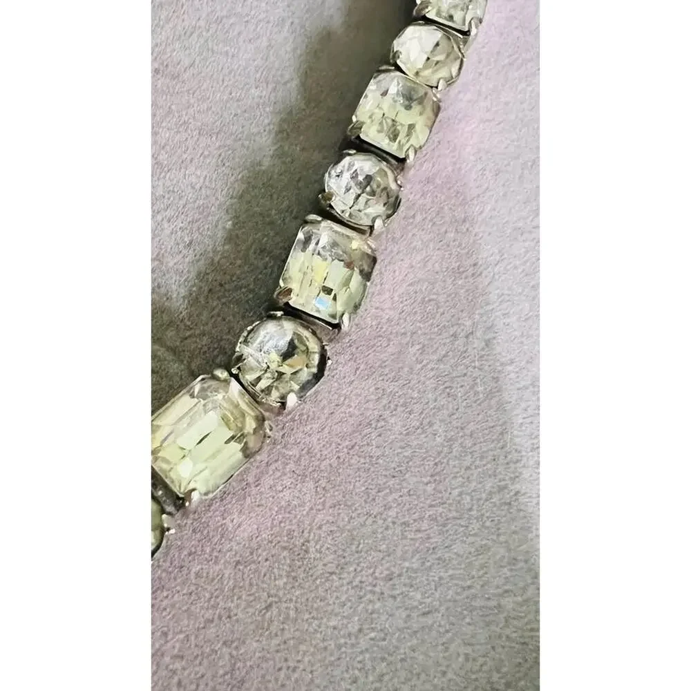 Vintage Rhinestone Tennis Bracelet